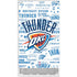 NBA Oklahoma City Thunder Historic Blast Xbox Series S Console Skin